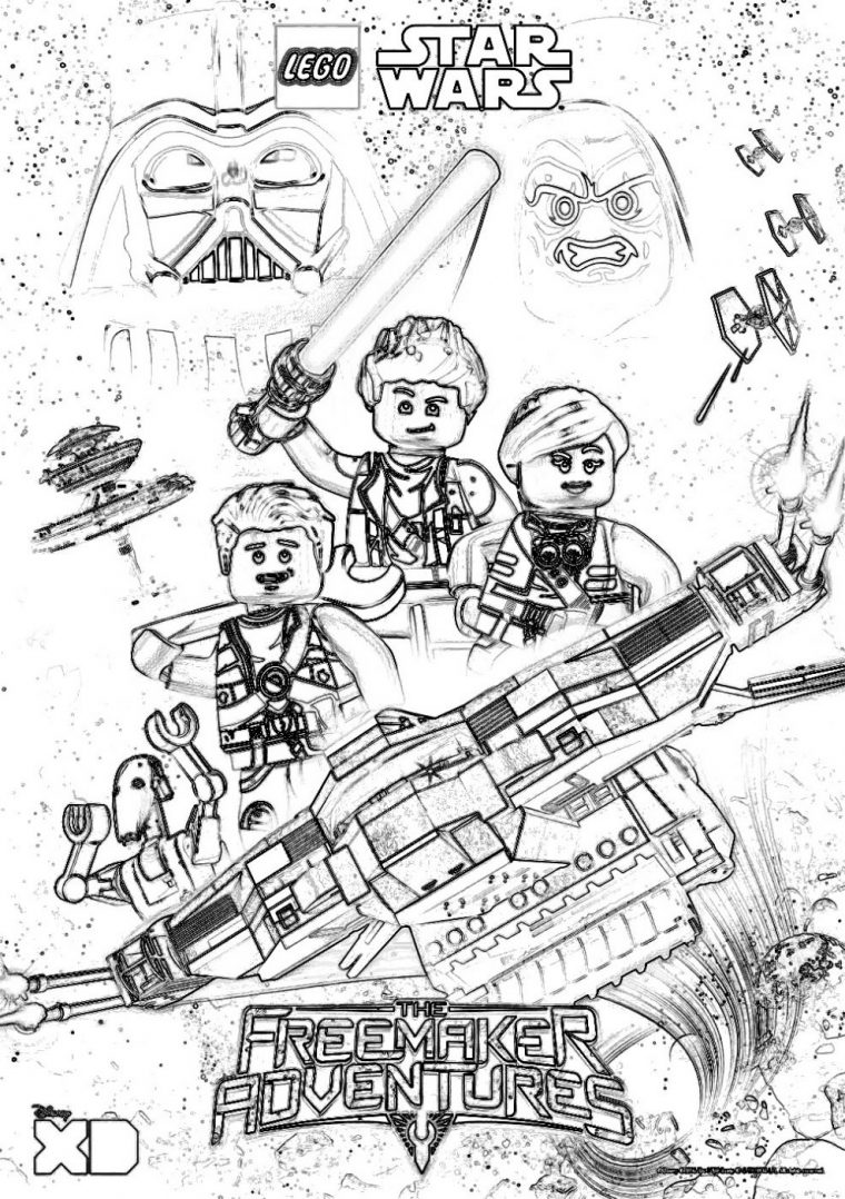 lego star wars color pages