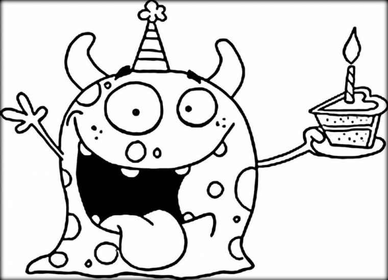 monster printable coloring pages
