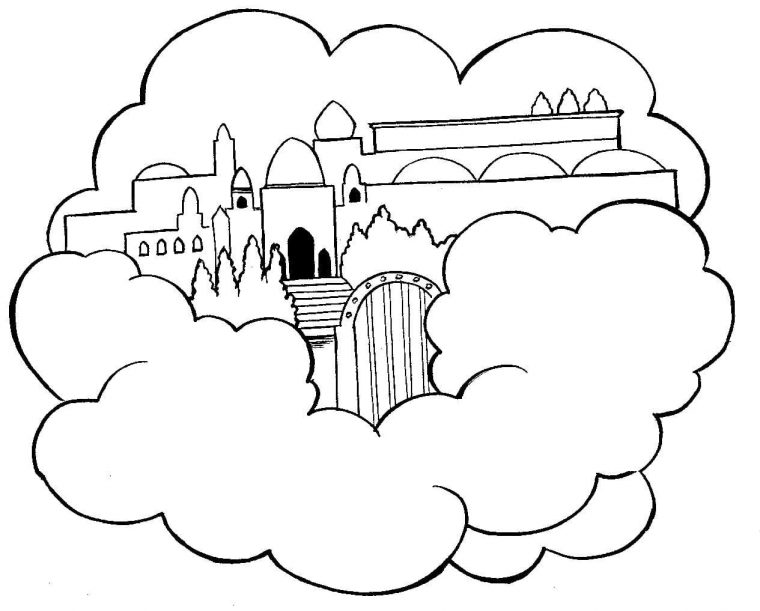 heaven coloring pages