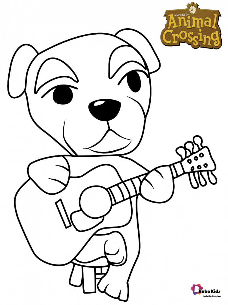 animal crossing new horizons coloring pages