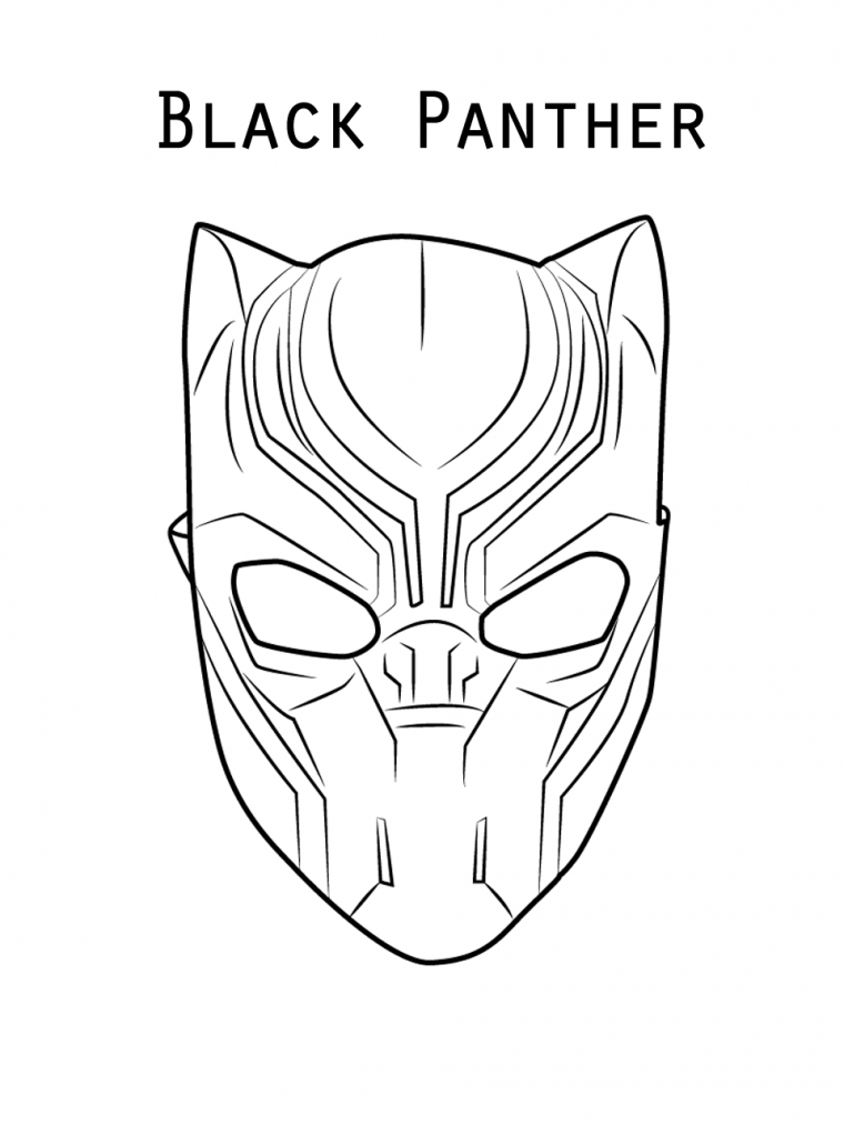 marvel black panther coloring pages printable