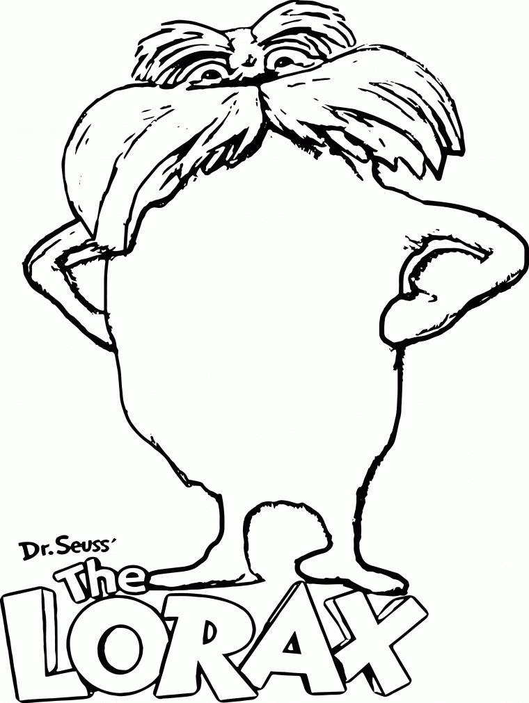 the lorax coloring pages