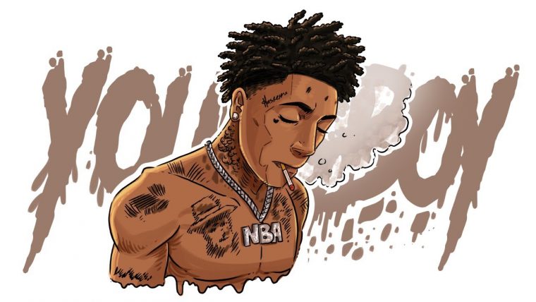 cartoon nba youngboy coloring pages