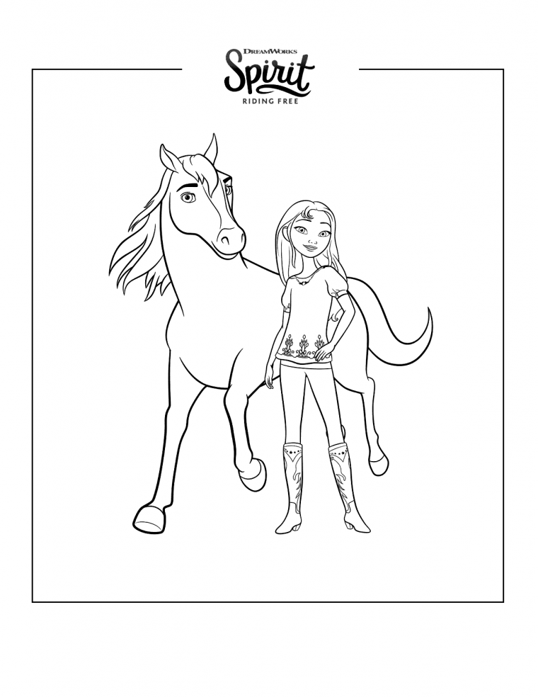 printable spirit coloring pages
