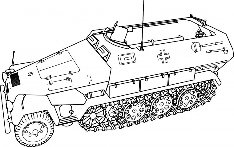 coloring pages tanks
