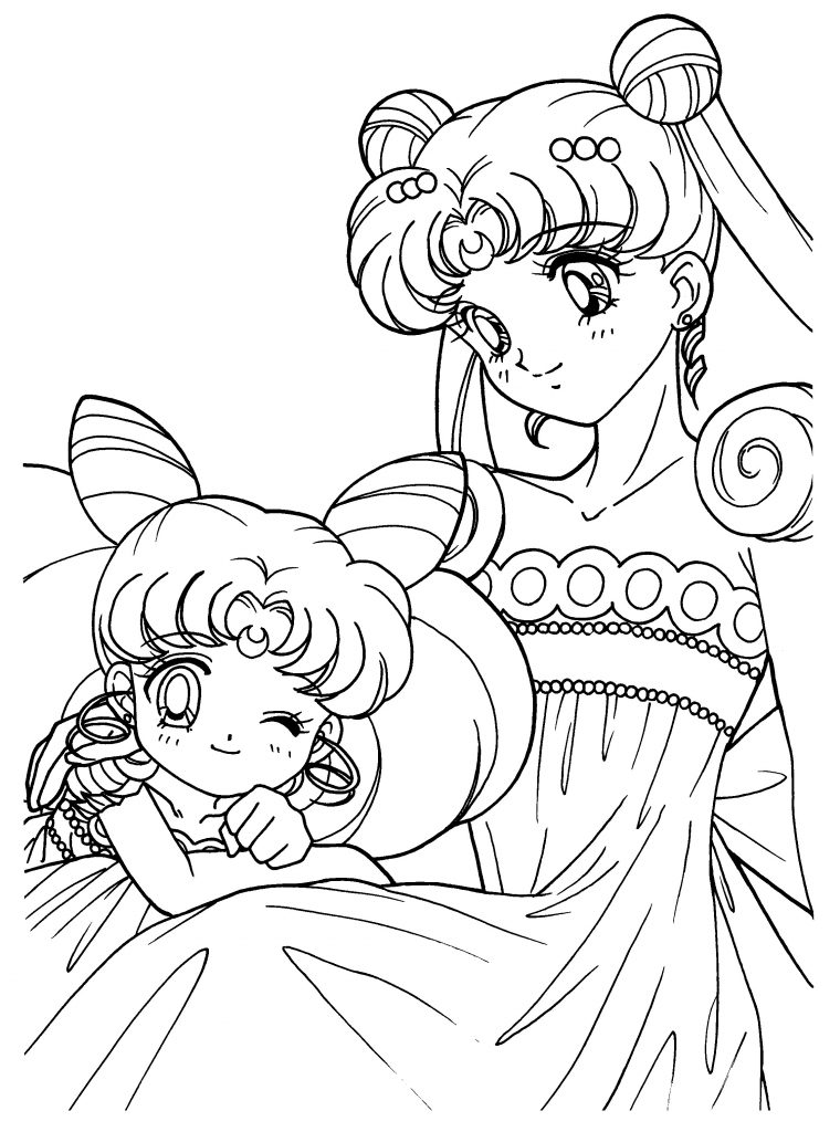 cute sailor moon coloring pages