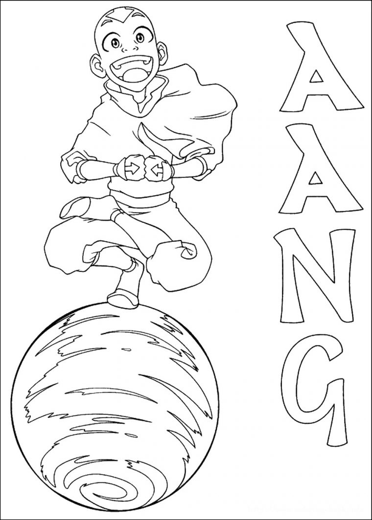 avatar coloring page