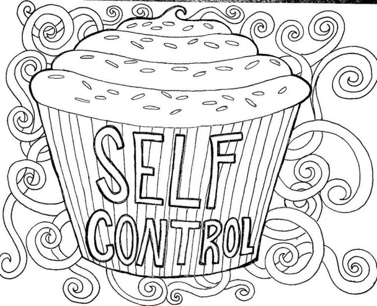 self control coloring page