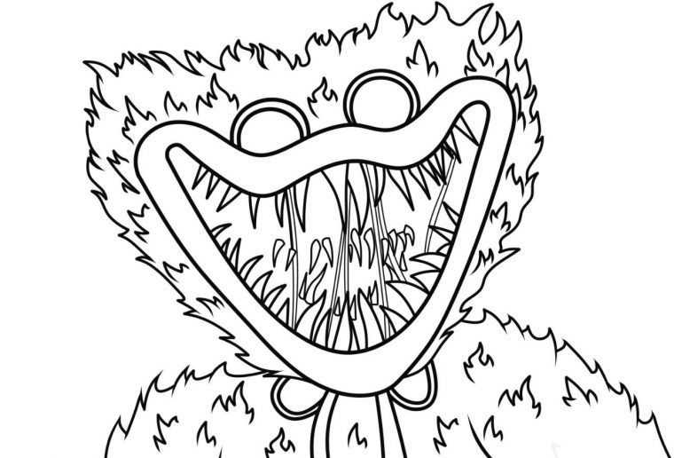 coloring pages huggy wuggy