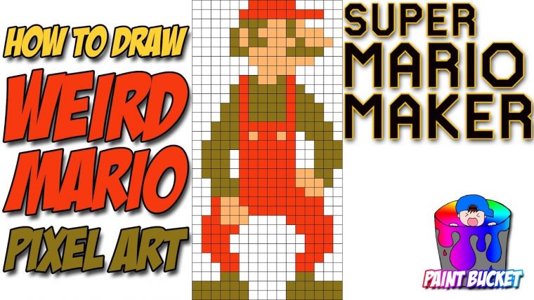 8 bit mario coloring pages