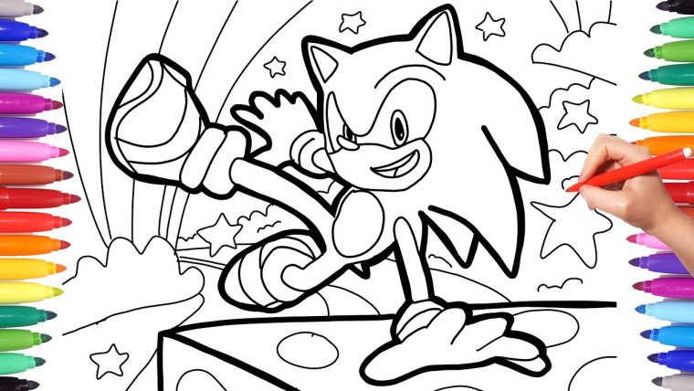 sonic movie 2020 coloring pages