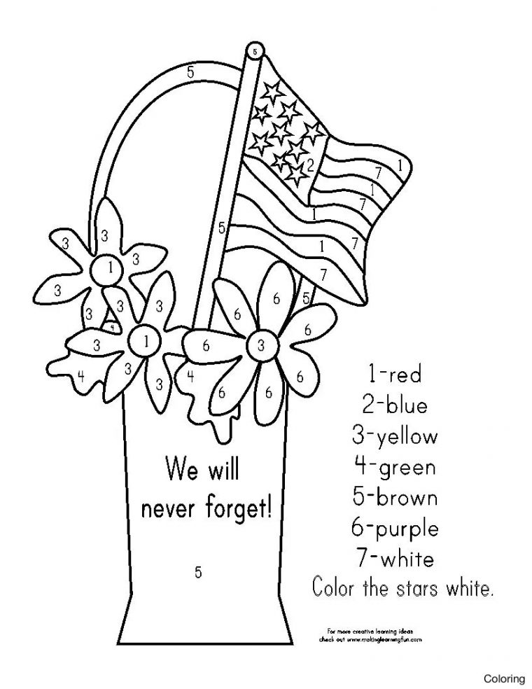 veterans coloring pages