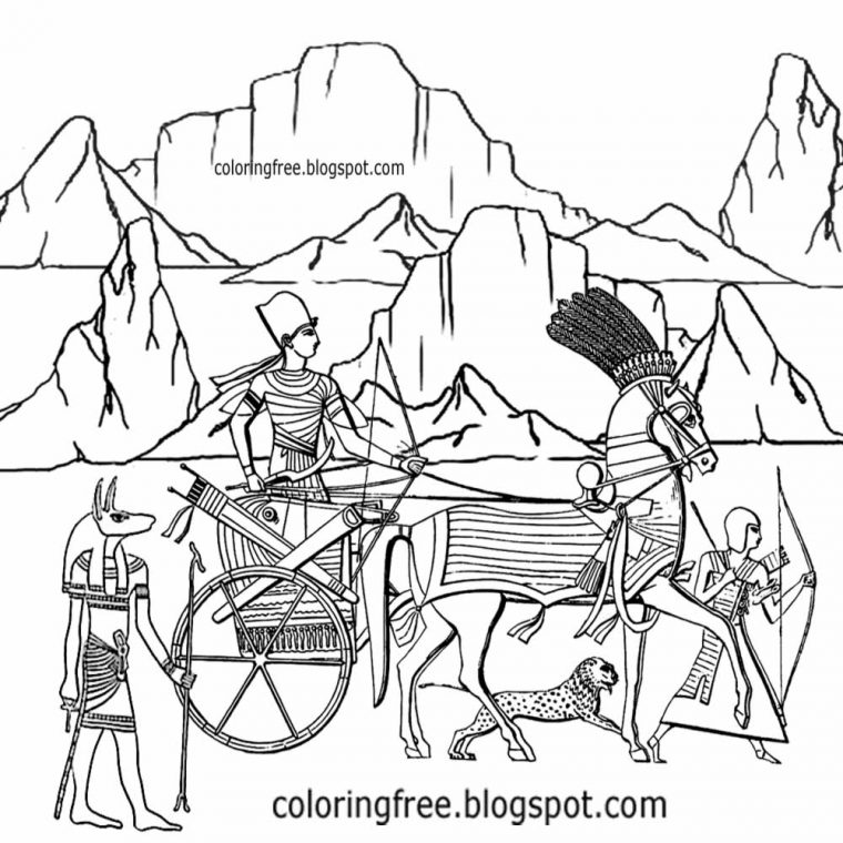 egypt coloring pages