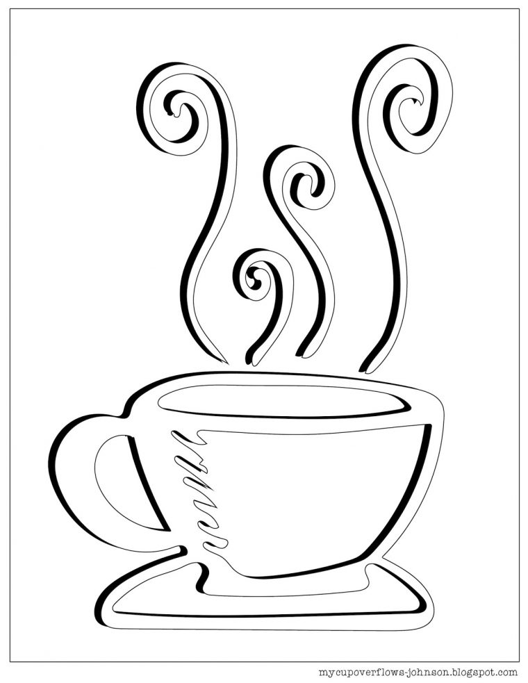 cup coloring pages