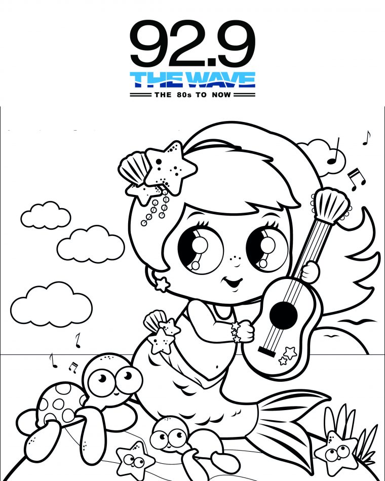 wave coloring page