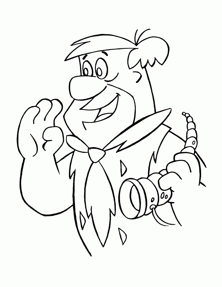 flintstones coloring pages