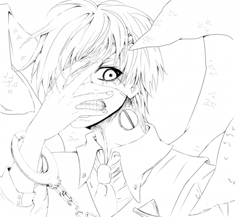 tokyo ghoul coloring pages