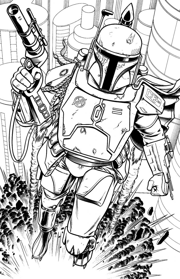 mandalorian printable coloring pages