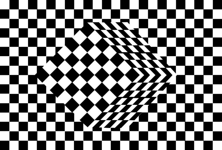 optical illusion coloring page