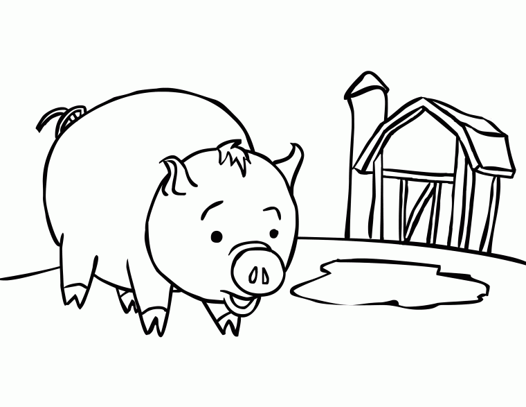 pigs coloring pages printable