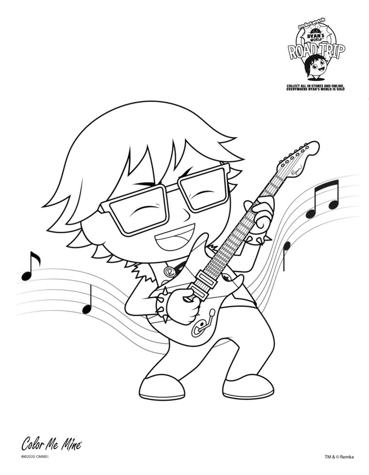 ryans world coloring page