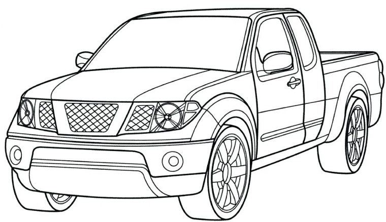 chevy truck coloring pages