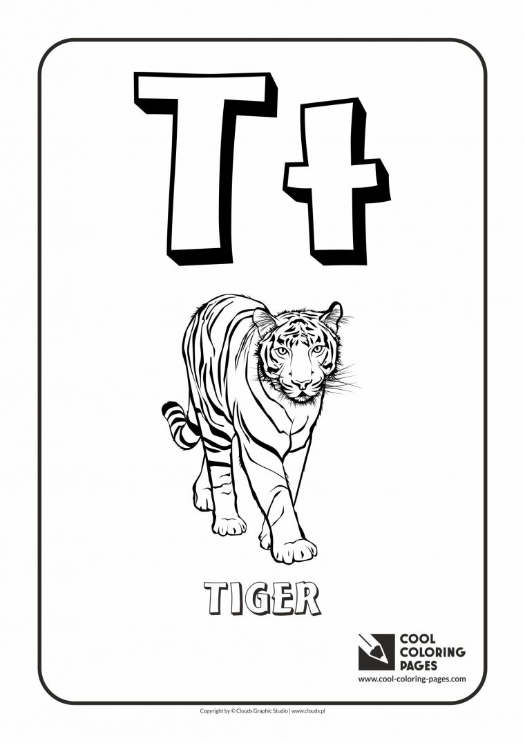 t coloring page