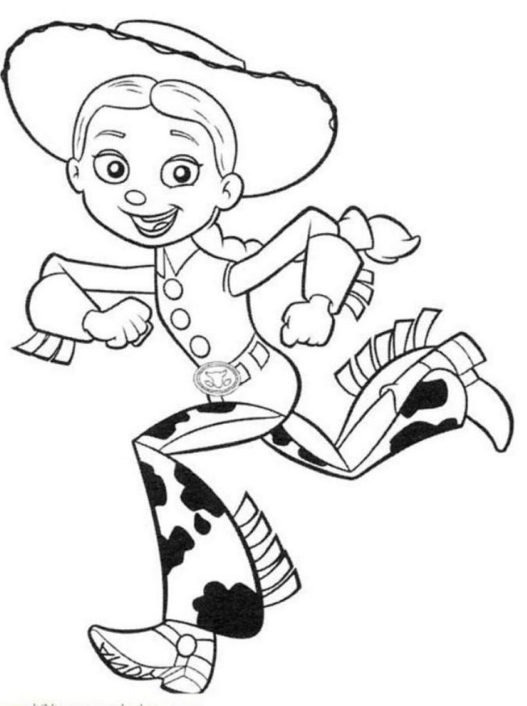 jessie coloring pages