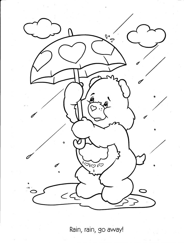care bear coloring pages free