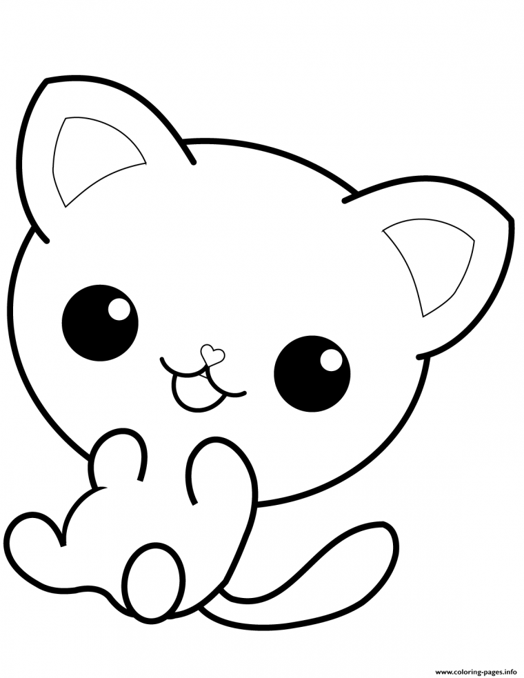 anime cats coloring pages
