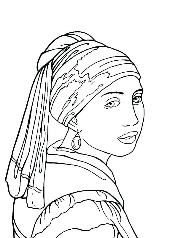 famous artist coloring pages