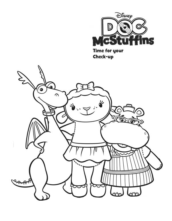 coloring pages doc mcstuffins