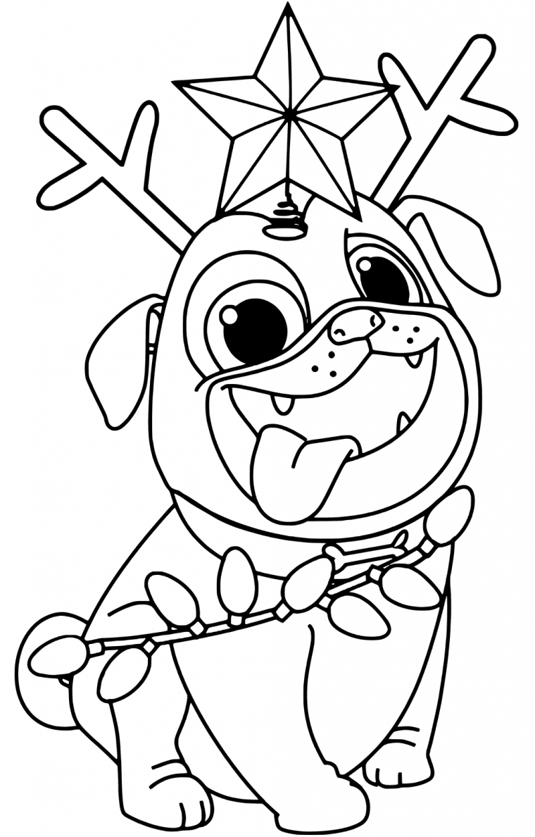 puppy dog pals coloring page