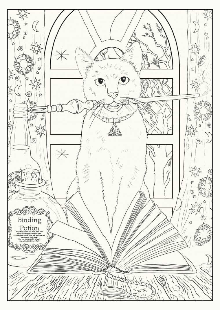 free printable hocus pocus coloring pages