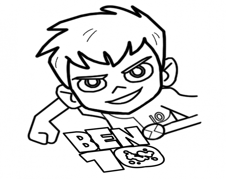 ben 10 coloring page