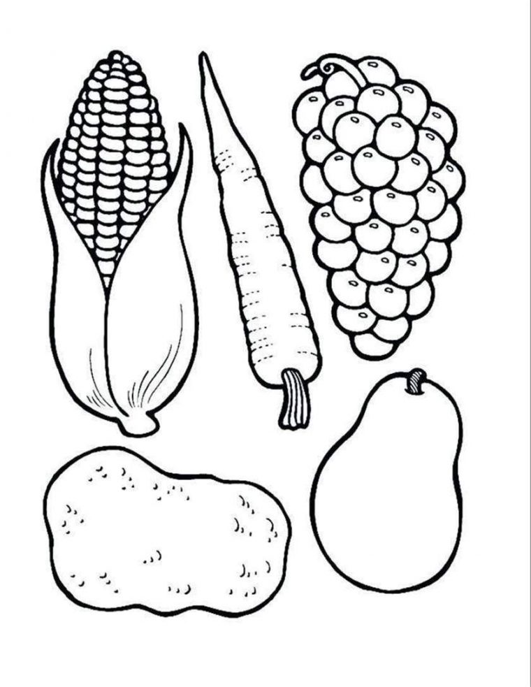 cornacopia coloring page