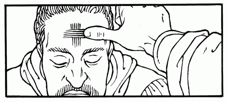 ash wednesday coloring page