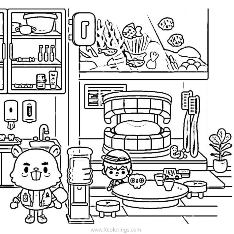 printable toca life toca boca coloring pages