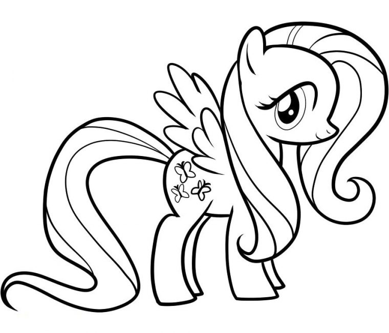 twilight sparkle fluttershy my little pony coloring pages