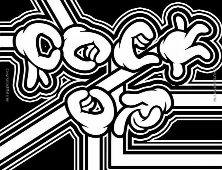 love graffiti coloring pages