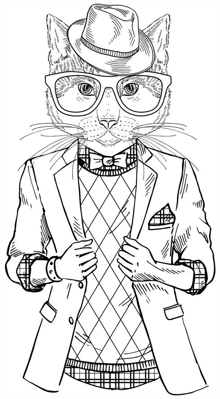 hipster disney coloring pages for adults