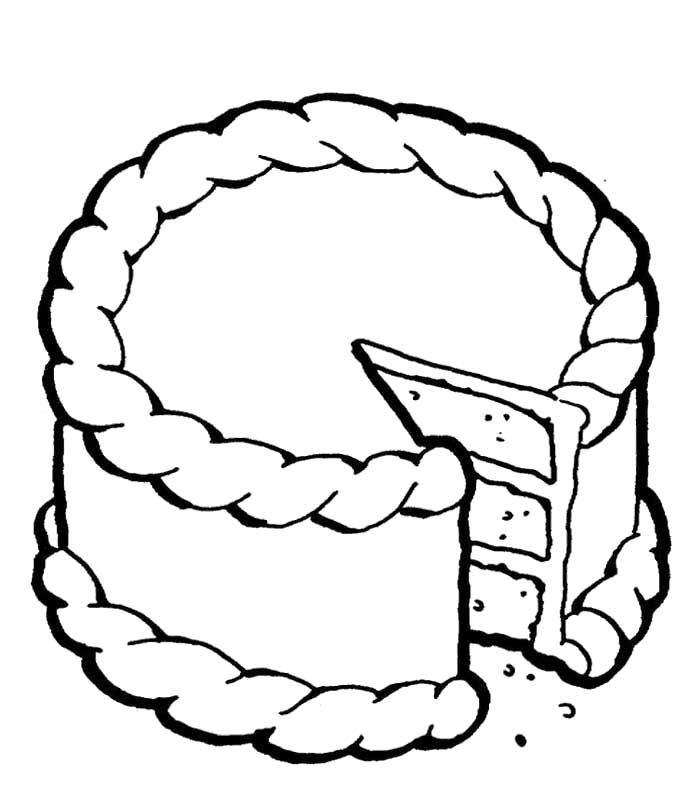 pie coloring page