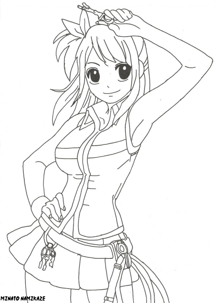 lucy heartfilia coloring pages