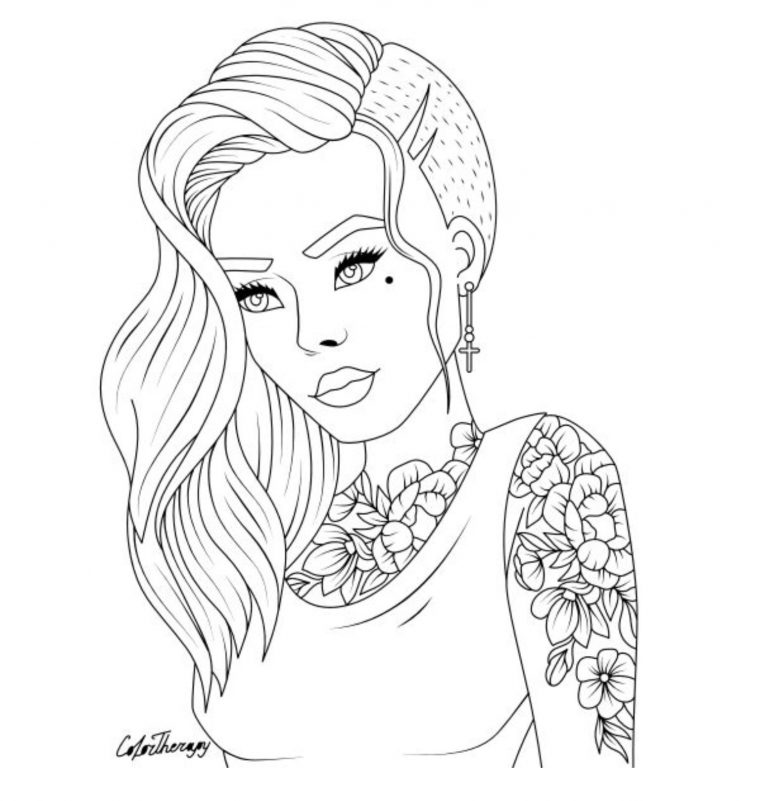 cute human coloring pages