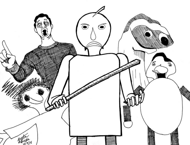 baldi coloring pages