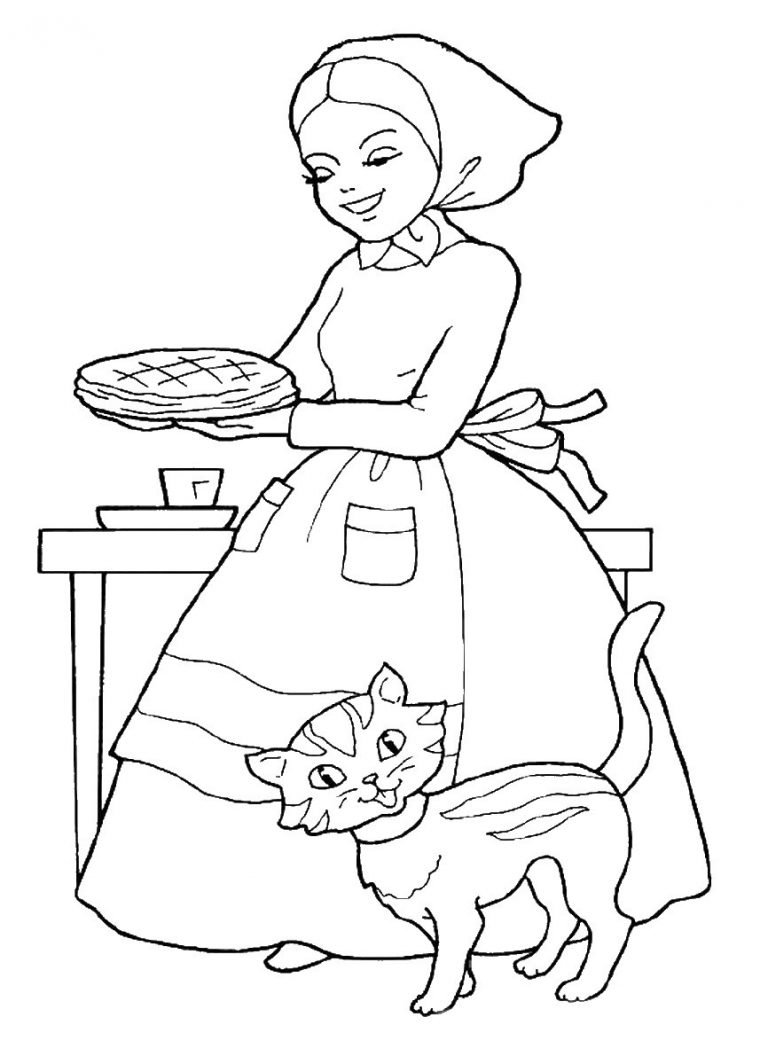red riding hood coloring pages