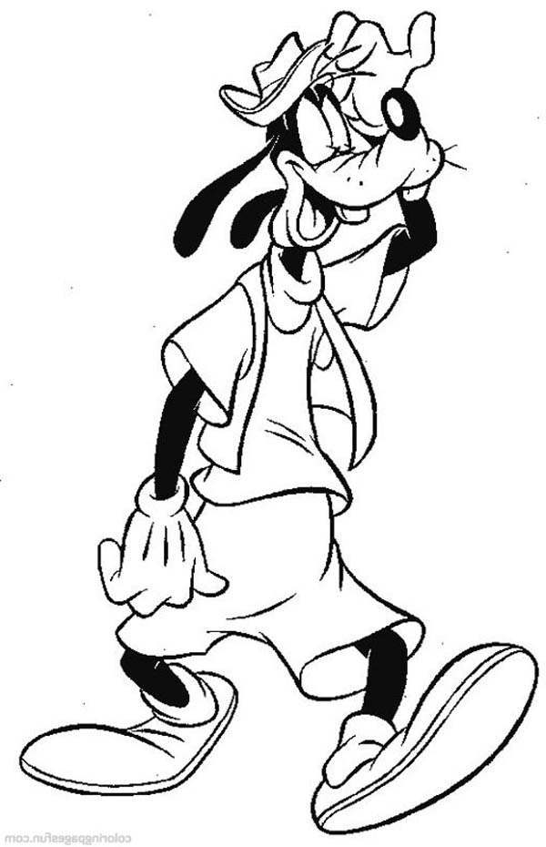 goofy printable coloring pages
