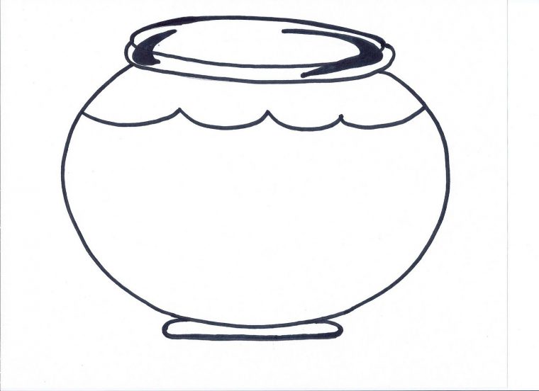 bowl coloring page