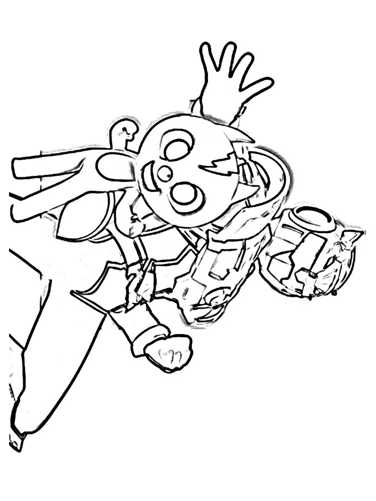 miniforce coloring pages