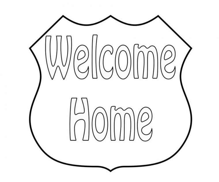 welcome coloring pages